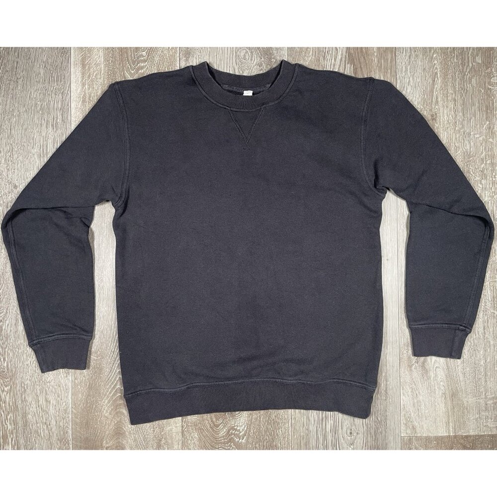 Lululemon All Yours Black Crewneck Sweatshirt “armanino” Branded - Women Size 6